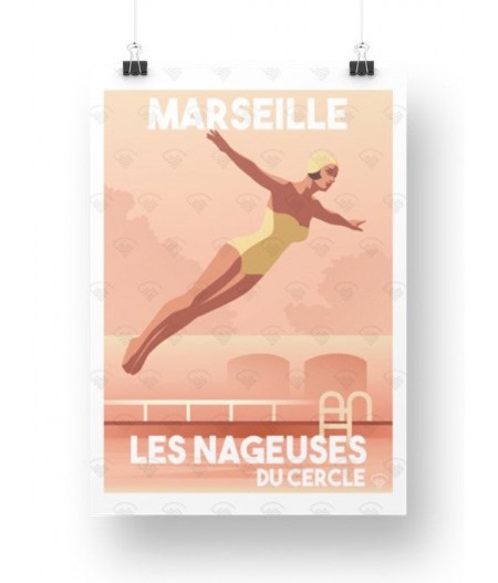 Affiche Marseille - L'Estaque – Maison Landolfi
