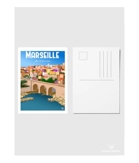 Carte Postale Maison Landolfi - Marseille - Anse de la fausse monnaie