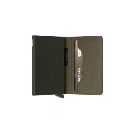 Bandwallet LIBA - Secrid - BLi - Green - Orange | L'Ornithorynque Marseille