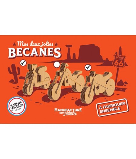 Mes 2 jolies Bécanes lot (Café racer + scooter) - MANUFACTURE EN FAMILLE