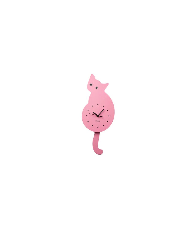 Cat Clock - Pink - Fisura
