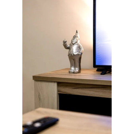 Tirelire nain fuck argent - Money Box "Gnome" Silver - FISURA