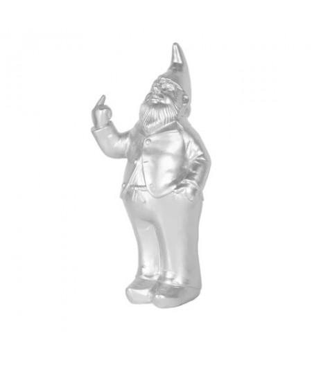 Tirelire nain fuck argent - Money Box "Gnome" Silver - FISURA
