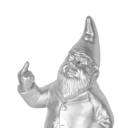 Tirelire nain fuck argent - Money Box "Gnome" Silver - FISURA