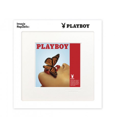 22x22 cm Playboy 054 Couverture Papillon Bleu - Affiche Image Republic