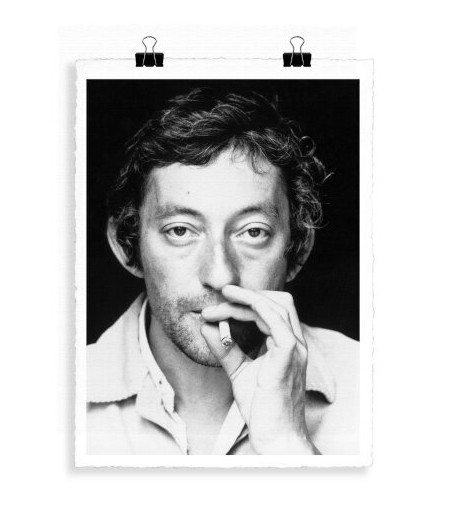 56x76 cm La Galerie Photo Gainsbourg - Affiche Image Republic