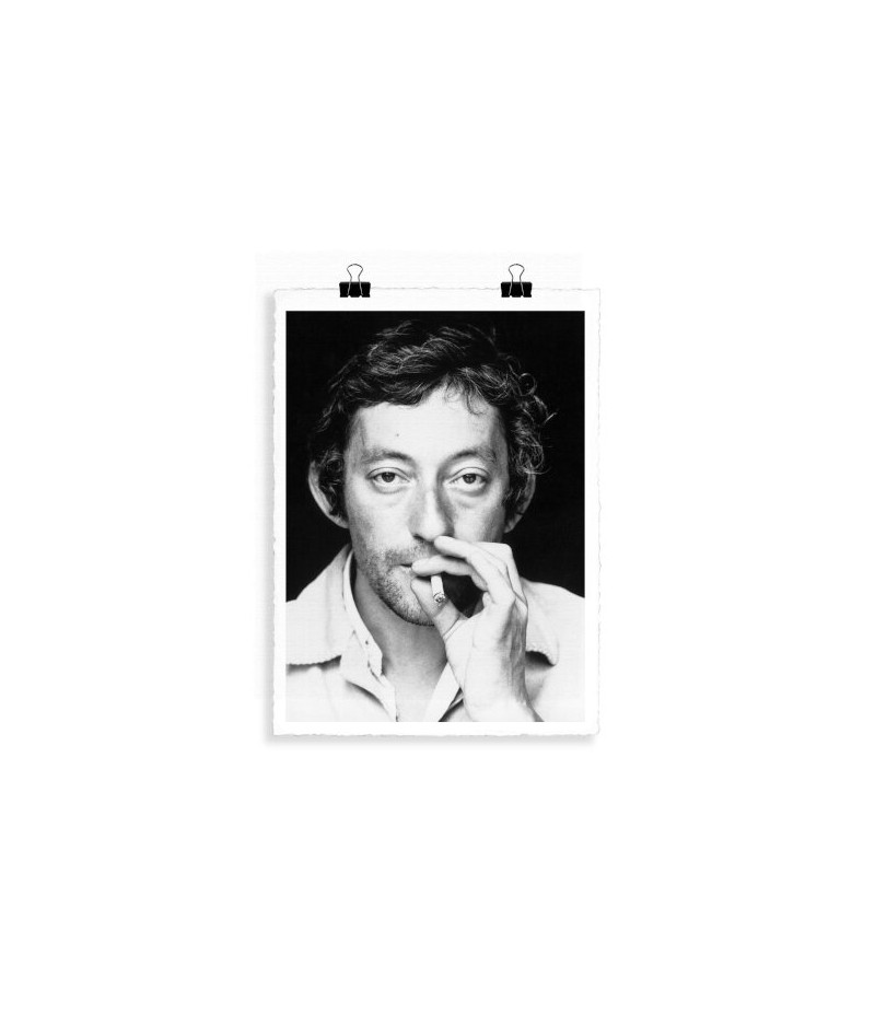 56x76 cm La Galerie Photo Gainsbourg - Affiche Image Republic