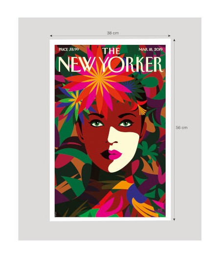 38x56 cm The New Yorker 197 Favre Spring to Mind 146246 - Affiche Image Republic