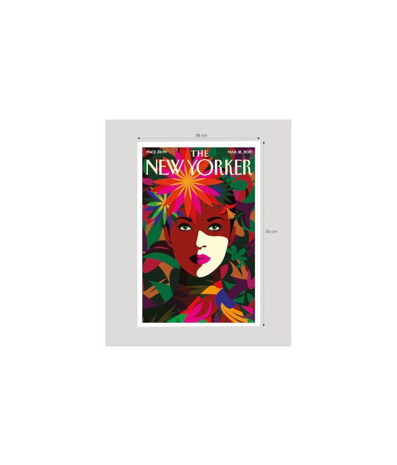 38x56 cm The New Yorker 197 Favre Spring to Mind 146246 - Affiche Image Republic