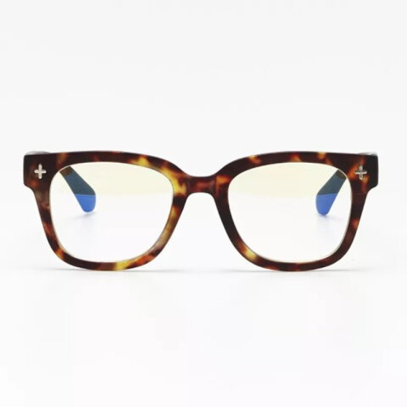 Lunettes Big Frame - Monture Soft Touch – Havana - lentille de protection de l'écran – Okkia - Piu Forty