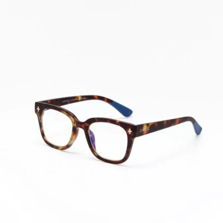 Lunettes anti lumière bleue GIOVANNI Big Frame - Monture Soft Touch – Havana - Okkia - Piu Forty