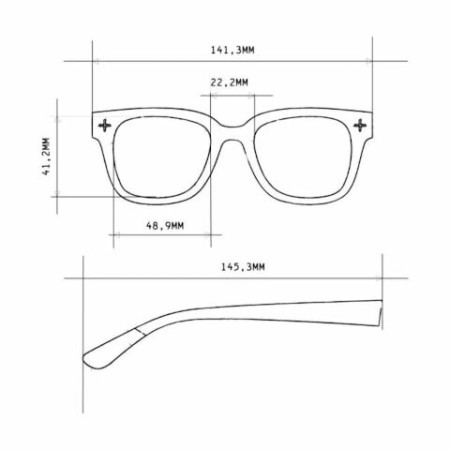 Lunettes anti lumière bleue GIOVANNI Big Frame - Monture Soft Touch – Havana - Okkia - Piu Forty