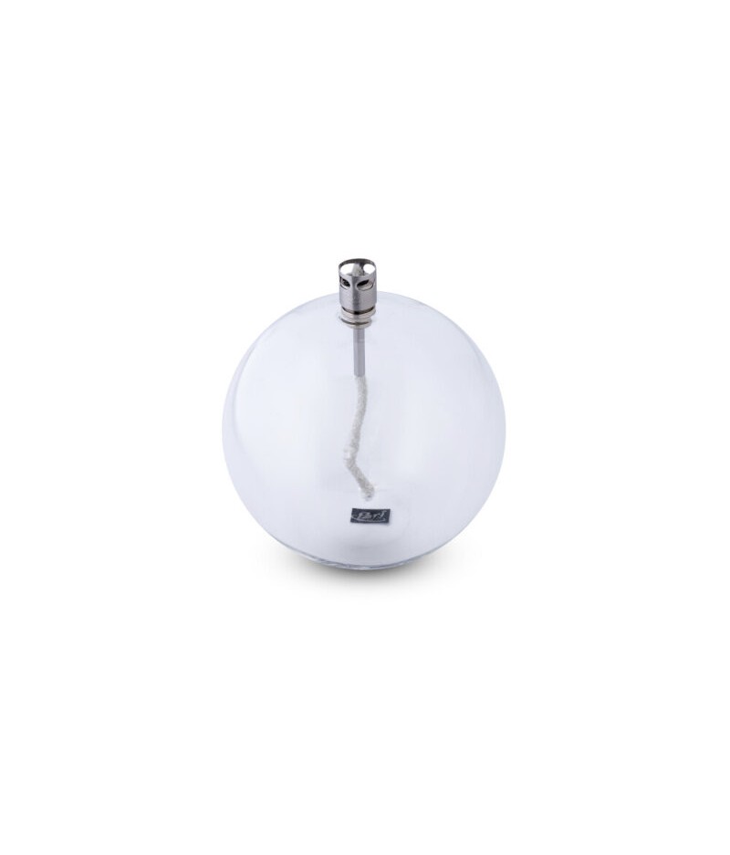Lampe à huile RONDE GM - Oil lamp Round chrome L - Peri Living
