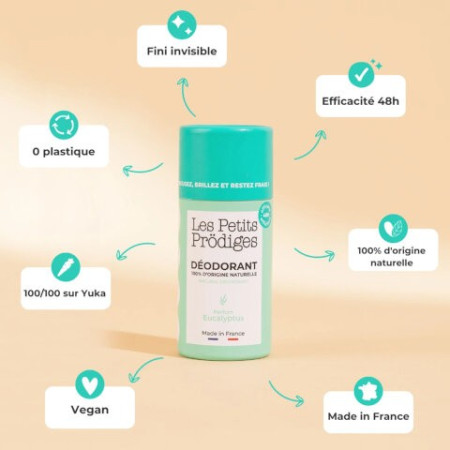 Déodorant Eucalyptus 40g - Les Petits Prödiges