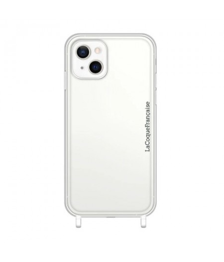 Coque iPhone 14+ transparente anti-choc avec anneaux transparents en silicone - La Coque Française