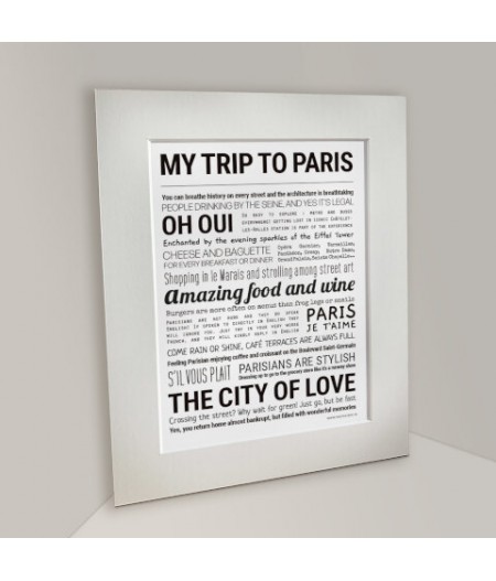 Affiche - My Trip To Paris - Tout est dit