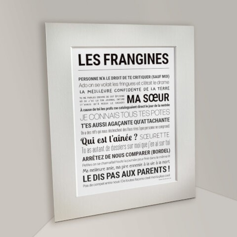 Affiche - Les Frangines - Tout est dit