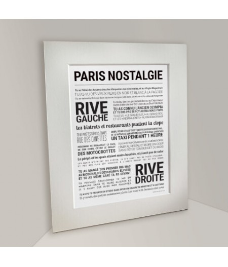 Affiche - Paris Nostalgie - Tout est dit