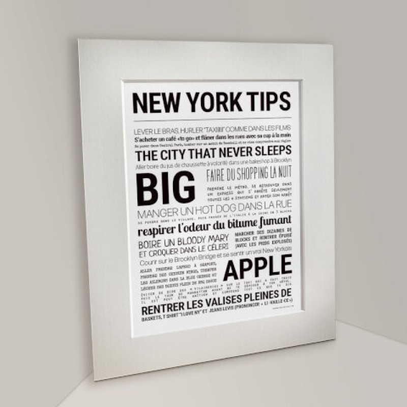 Affiche - New York Tips - Tout est dit