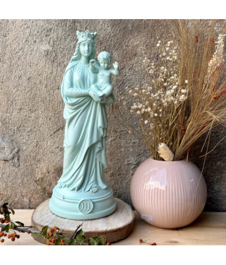 Statuette Bonne Mère 30 cm 2024 Nuage - J'ai Vu la Vierge