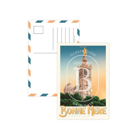 Bonne-Mere marseille - Carte Postale Editions B