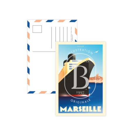 Bateau Marcrios Marseille - Carte Postale Editions B