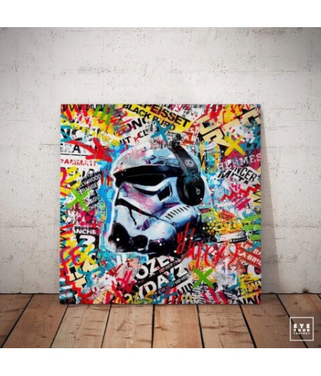 Tableau - Beat Trooper, Aiiroh, 40x40 Cm - Eyefood Factory