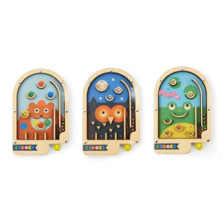 Jeu de flipper en bois - Kikkerland