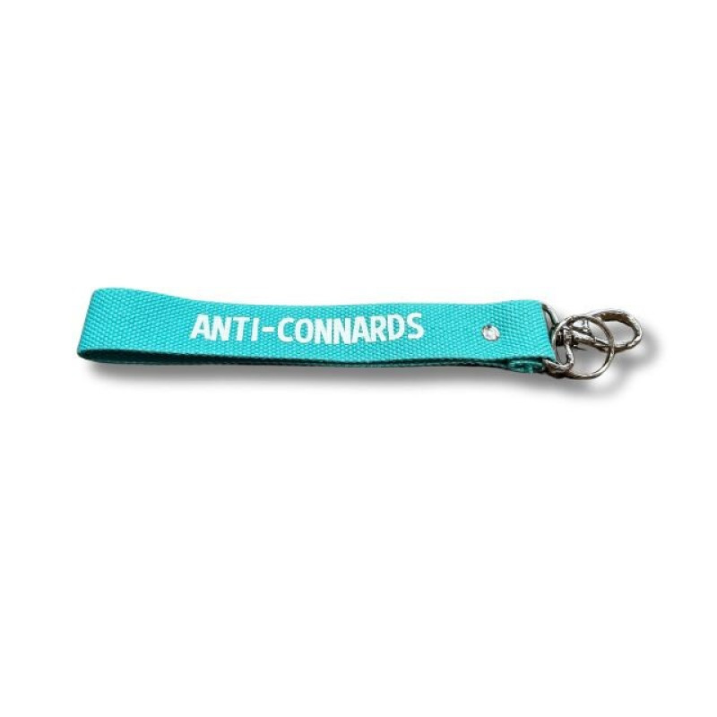 Porte-clés Sangles ANTI-CONNARDS – MINT/BLANC - La Reine des Fourmis