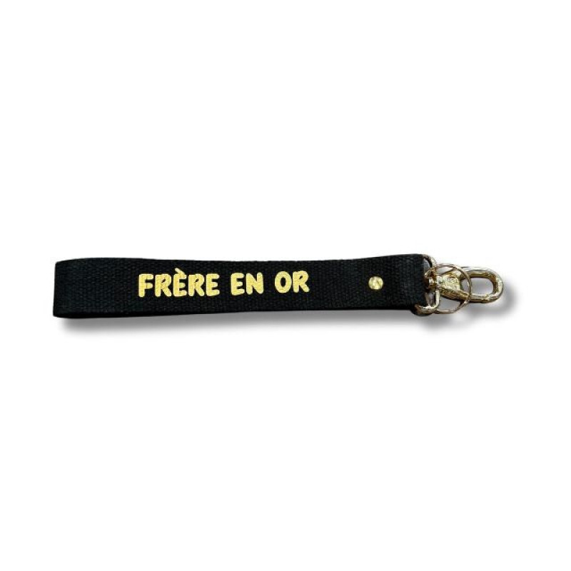 Porte-clés Sangles FRERE EN OR - Noi / Or - La Reine des Fourmis 2023