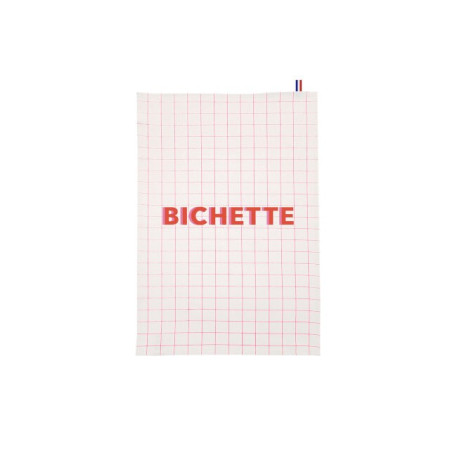 Torchon LES PETITS NOMS Bichette - Pied de Poule