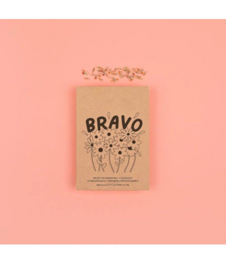 Bravo - Sachet de graines de Coquelicot - La Fabrique à Sachets