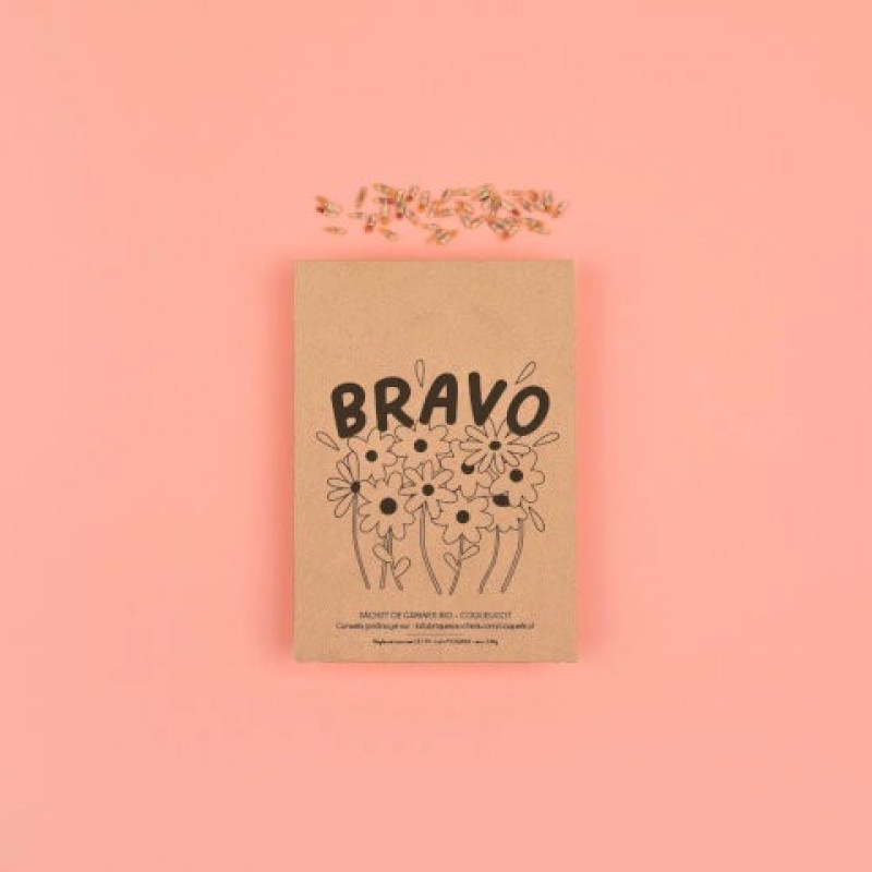Bravo - Sachet de graines de Coquelicot - La Fabrique à Sachets