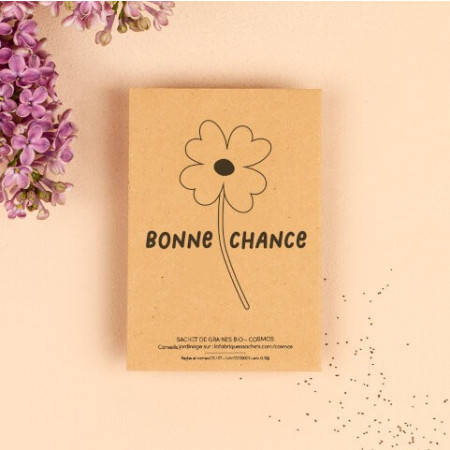 Bonne Chance - Sachet de graines de Cosmos - La Fabrique à Sachets