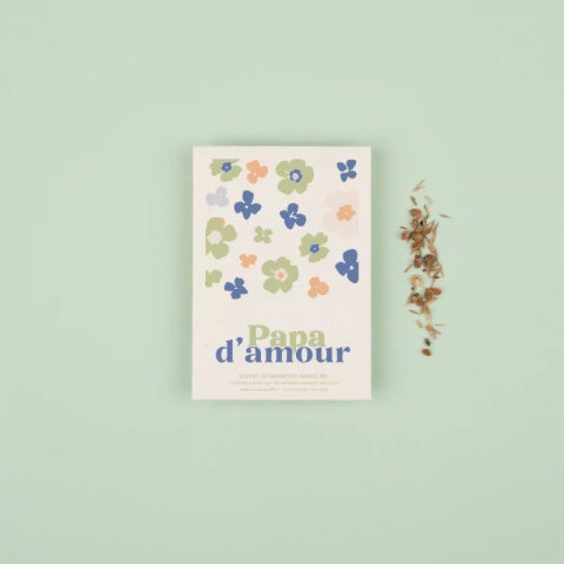 Papa d'Amour - Sachet de graines de Basilic - La Fabrique à Sachets