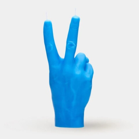 Bougie Peace Bleu - Candlehand