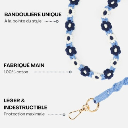 Cordon Fleur Navy Blue - Charlot Paris