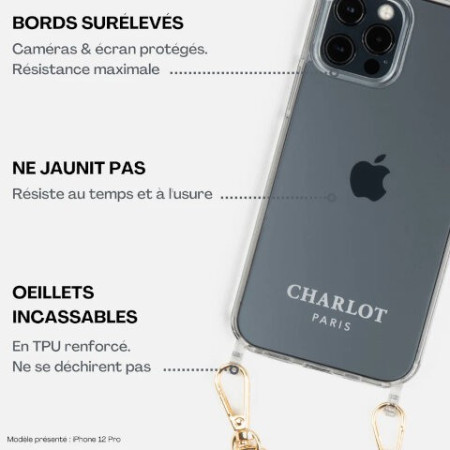 Coque Clear iPhone 12 Pro Max - Charlot Paris