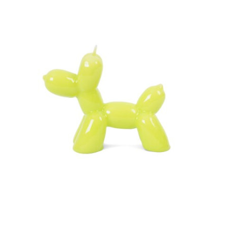 Bougie chien ballon Lime - Helio Ferretti