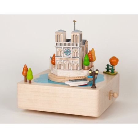 Notre Dame de Paris - Luxury Music Round & Round Music Box - Wooderful life Boite à musique
