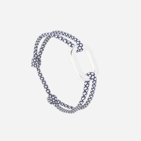 Bracelet Maillon plat 22mm plaqué Argent - Le vent à la Française | L'Ornithorynque Marseille