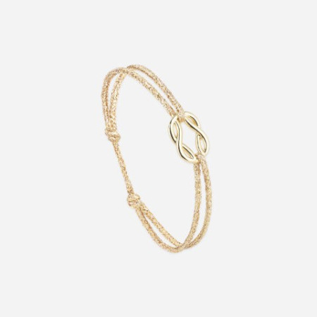 Bracelet Nœud 16mm plaqué or - Le vent à la Française | L'Ornithorynque Marseille