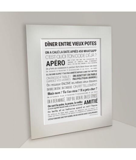 Affiche - Dîner entre vieux potes - Tout est dit