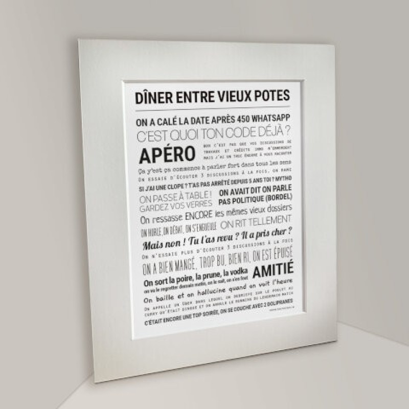 Affiche - Dîner entre vieux potes - Tout est dit
