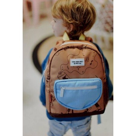 Sac A Dos - Groovy - Hello Hossy - Groovy/Marron/Bleu - 2-7 Ans