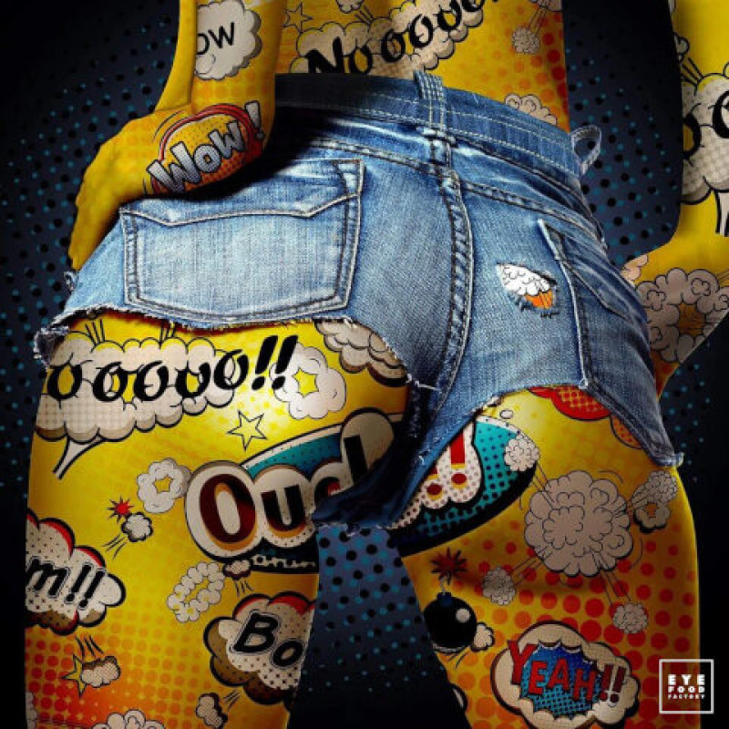 Tableau - Booty kao, Monika Nowak, 65x65 Cm - Eyefood Factory