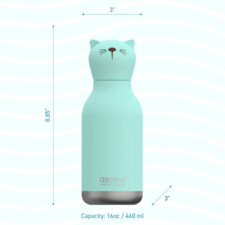 Gourde Bestie Bottle Cat - Asobu