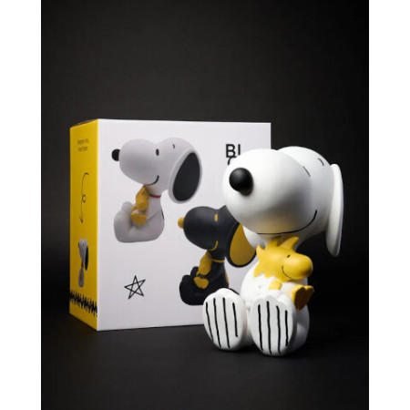 Statue Snoopy Woodstock Blanc GM 25cm - Blogo