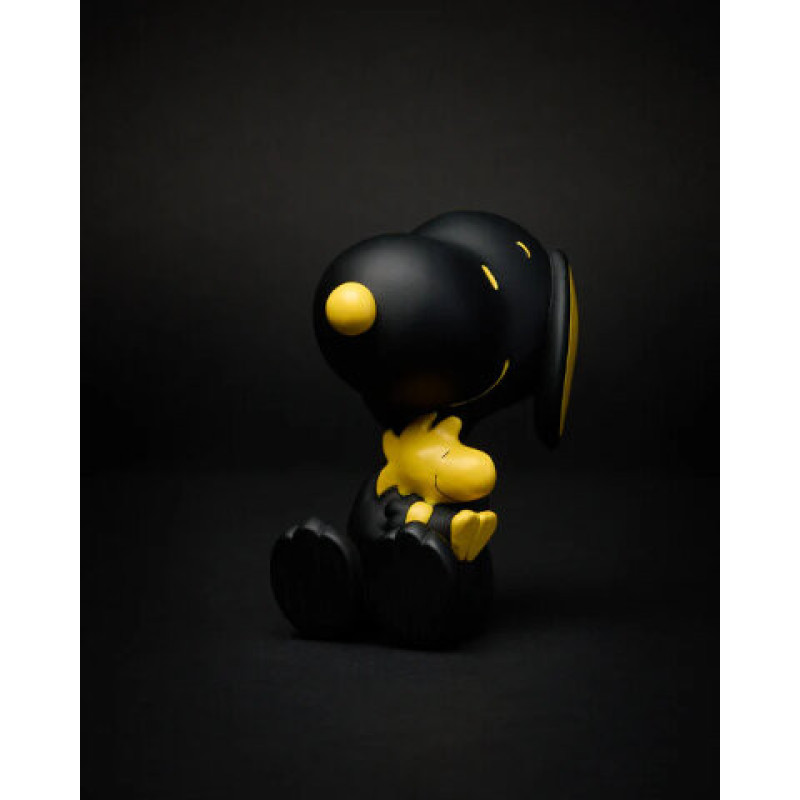 Statue Snoopy Woodstock Noir PM 12cm - Blogo