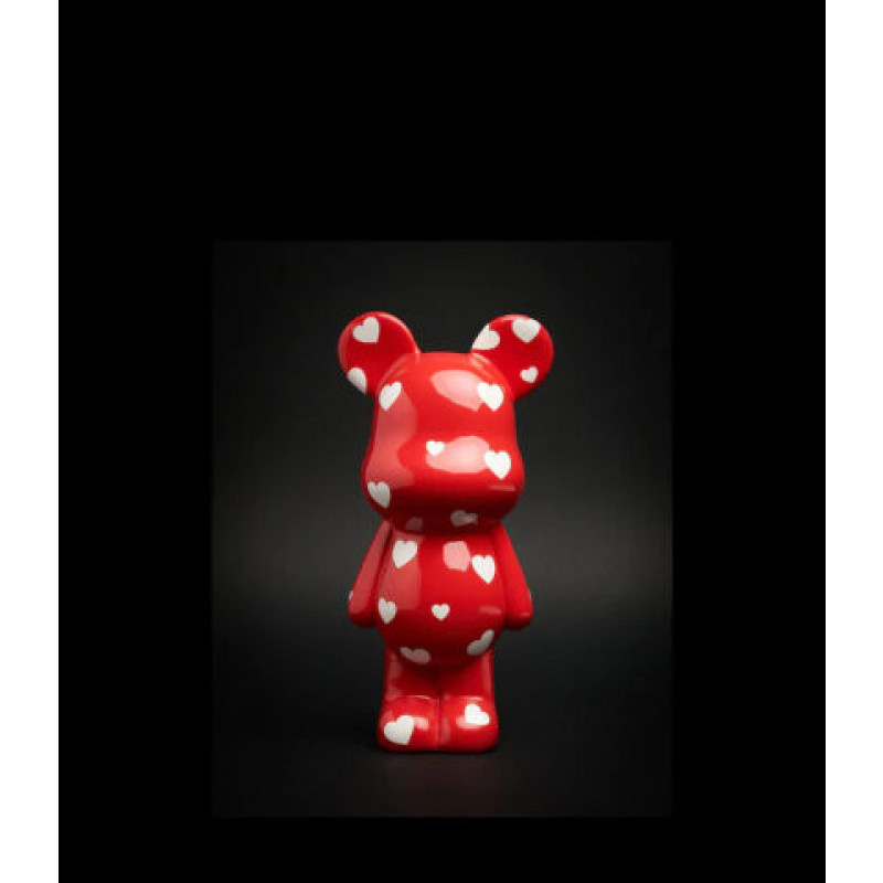 Tirelire Teddy Rouge PM 24cm - Blogo